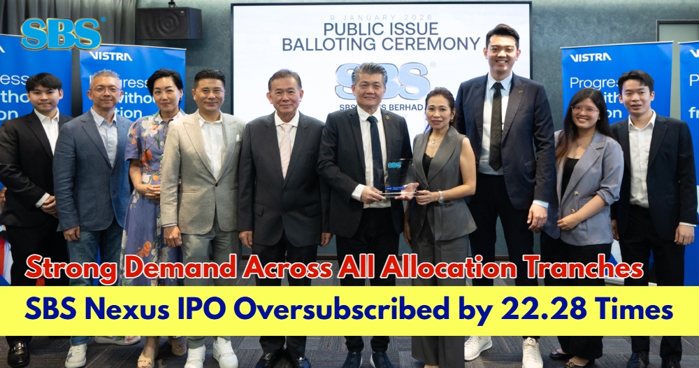 SBS Nexus IPO Oversubscribed by 22.28 Times, Strong Demand Across All Allocation Tranches