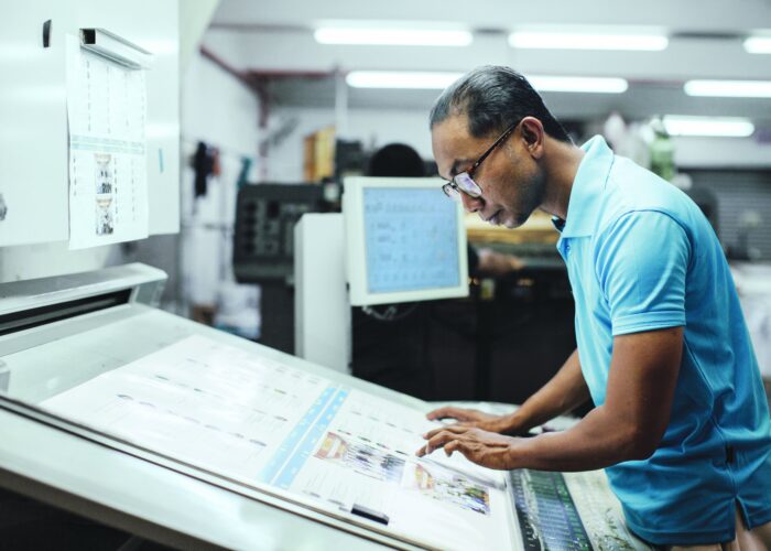 Inkjet printing quality inspection at the SBS Nexus production facility